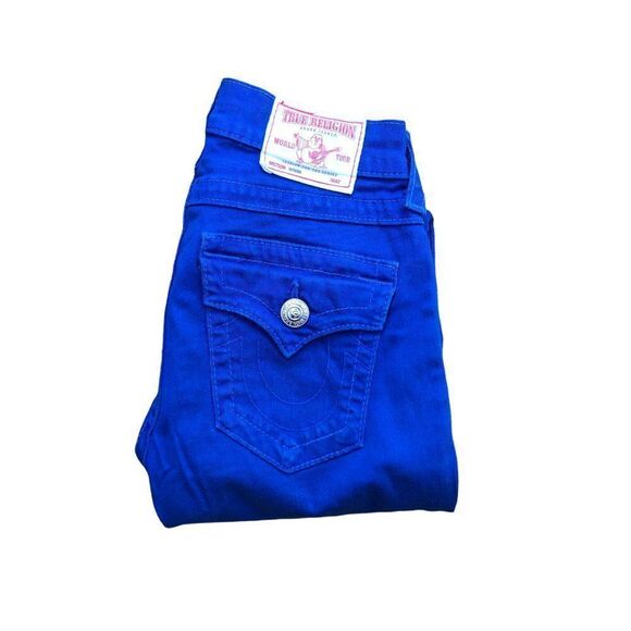 True Religion Jeans Size 26 SERENA Blue - Picture 7 of 7
